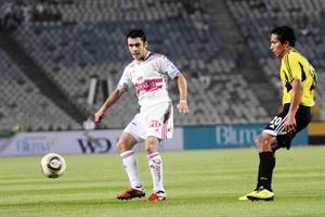 احمد حسن سجل احد هدفي الزمالك
