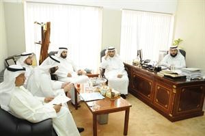 د جمعان الحربش ومحمد الدلال ومبارك الوعلان واسامة الشاهين ودفيصل المسلم ودحمد المطر خلال اجتماع التنمية والاصلاح ﻿
