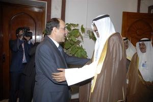 نوري المالكي مرحبا بالشيخ صباح الخالد﻿