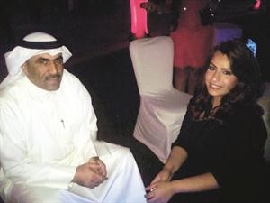 ومع الزميل مفرح الشمري في مهرجان الخليج السينمائي الاخير