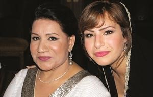 مع الفنانة القديرة سعاد عبدالله في مناسبة سابقة