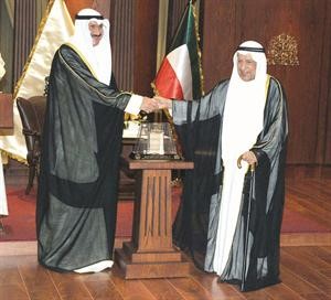 الغانم مكرما الشيخ سالم العبدالعزيز﻿