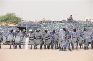 القوات الخاصة تستعد للتعامل مع اعتصام البدون