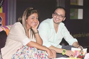 شجون مع خطيبها ومدير اعمالها احمد البريكي﻿