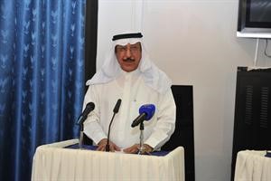 دخالد الشايجي يلقي كلمته 	سعود سالم﻿