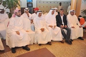 دعبدالرضا اسيري في مقدمة الحضور	سعود سالم﻿
