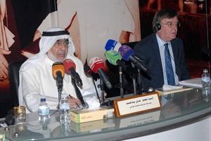 عدنان عبدالصمد متحدثا ﻿