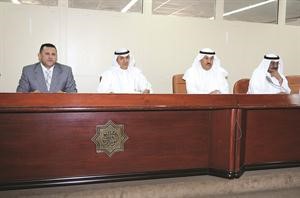 صلاح الطبطبائي خلال عمومية اسمنت الهلال	 قاسم باشا﻿