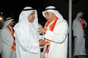 دعبدالحميد دشتي ووالد فوزي العودة
