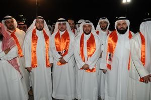 دوليد الطبطبائي ودمحمد الكندري واسامة الشاهين خلال الاعتصام