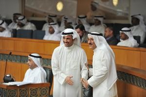 الشيخ احمد الخالد ودعبدالحميد دشتي ودعادل الدمخي واسامة الشاهين