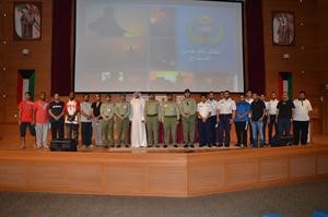 وفد مديرية القوى البشرية خلال الزيارة
