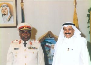 المرحوم باذن اللهالشيخ سالم الصباح واللواء راشد مبارك السيف﻿