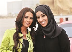 ومع المخرجة الاماراتية نهلة الفهد﻿