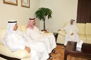 الرجيب مستقبلا رؤساء اتحادات العمال
