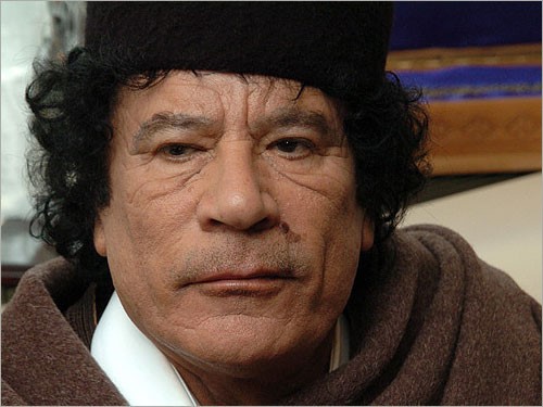 معمر القذافي