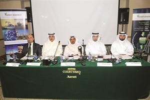 وليد الحشاش وطارق الوزان خلال الجمعية العمومية لـ عارف للطاقة	اسامة ابو عطية﻿