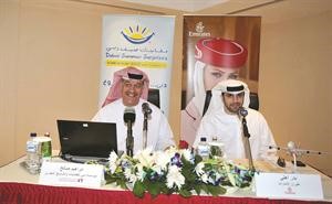 ابراهيم صالح وبدر اهلي خلال المؤتمر الصحافيمتين غوزال ﻿