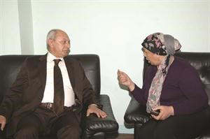 البسطويسي خلال لقائه مع الزميلة خديجة حمودة