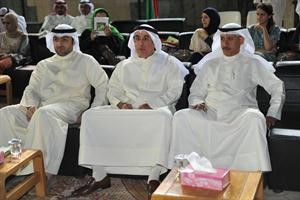 ياسر ابل وحامد كميل وعبدالله عبدالرسول يتابعان المهرجان