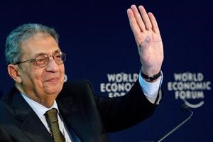 عمرو موسى المرشح الرئاسي في الانتخابات المصرية﻿