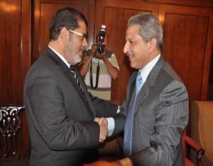 السفير السعودي احمد القطان مرحبا بالمرشح الرئاسي د محمد مرسي