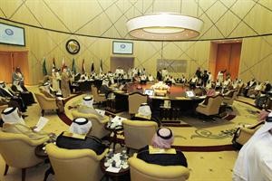 وزراء خارجية دول التعاون خلال اجتماعهم في الرياض امس	رويترز﻿
