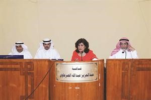 جاسم خواجة ودسهام الفريح وبدر الديحاني وعبدالرحمن التوحيد﻿