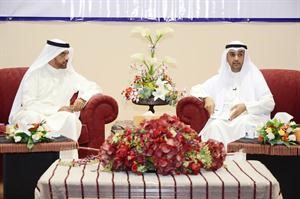 دنايف الحجرف ومتعب العتيبي خلال لقاء وانتماء﻿