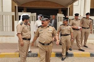 اللواء العلي وقادة مناطق امن الفروانية قبل التوجه الى منطقة الجليب﻿