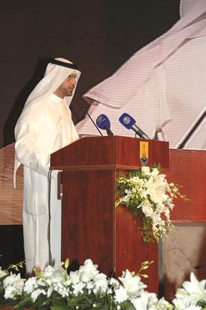 متعب العتيبي يلقي كلمته﻿
