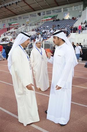الشيخ طلال الفهد يتابع الترتيبات الاخيرة 