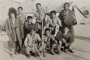 مع كشافة حولي المتوسطة عام 1968