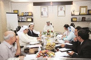 فاضل الصفار خلال المؤتمر الصحافي	هاني عبدالله﻿