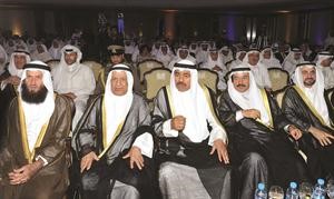 حضور كثيف من الوزراء والقيادات العليا بالدولة واعضاء مجلس الامة﻿