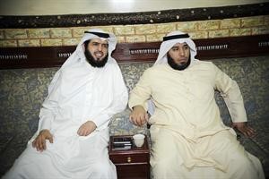 دعادل الدمخي وداحمد السعد خلال اللقاء﻿