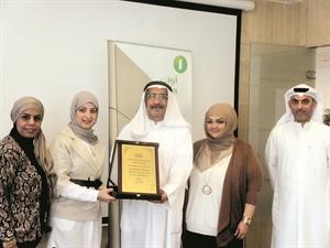 جانب من تكريم اولى لتسويق الوقود وشهادة التقدير
