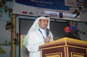 عبدالعزيز الفرحان ملقيا كلمته﻿