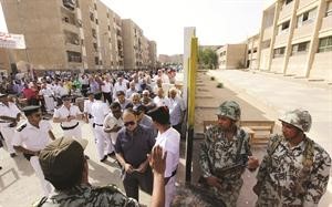 حضور الجيش والشرطة كان لافتا لتامين العملية الانتخابية