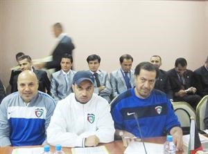 المنسق الاعلامي الزميل طلال المحطب في احد الاجتماعات﻿