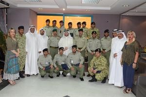 الشيخ دصباح جابر العلي مع مجتازي الدورة التدريبية