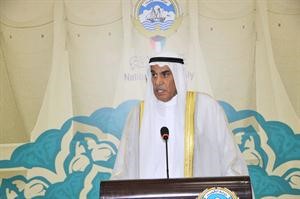 احمد السعدون متحدثا خلال المهرجان