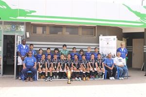 براعم هلال القدس الفلسطيني قبل احدى المباريات