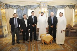 المشاركون في الورش من اليمين مبارك العدواني وفاروق عبدالعزيزوصلاح اباالخيلوياسر عبدالعزيزواحمد بلح
ودايهاب الخراط هاني عبدالله
