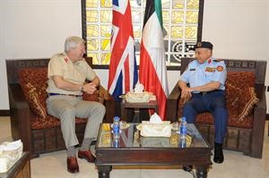 الفريق الركن خالد الجراح مستقبلا الفريق الان ريتشارد﻿