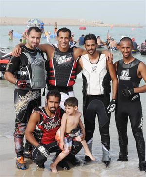 احمد الدواس يتوسط بوربيع والباز والعبدالرزاق
