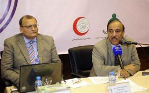 دخالد الصالح وداحمد راغب خلال الندوة
