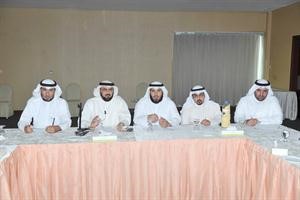 فهد البذال متوسطا داحمد السعد وراشد المجبل وفهد المطيري﻿