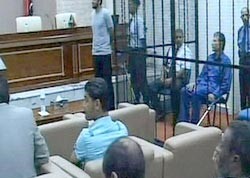 بدء محاكمة رموز نظام القذافي أمام محكمة بطرابلس