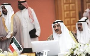 الشيخ صباح الخالد خلال الاجتماع